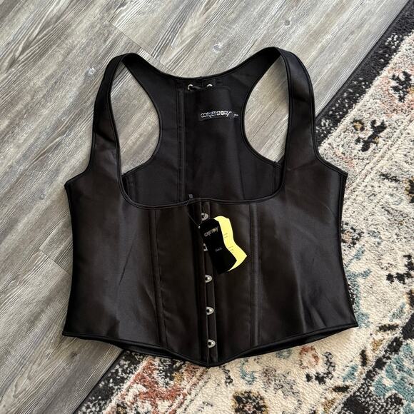 Corset Story Black High Back Underbust Corset With Straps - Picture 1 of 6